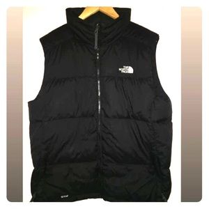 Men’s large north face puffer vest EUC